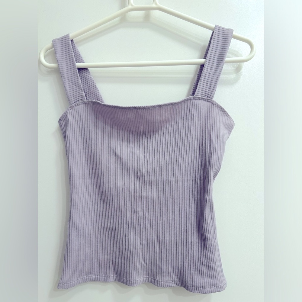 Reformation Canyon Knit Square Neck Tank